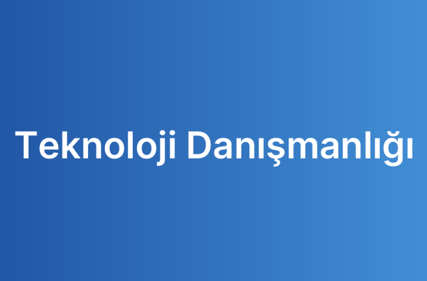 Teknoloji Danışmanlığı