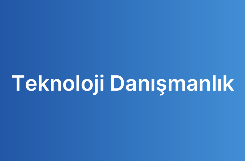 Teknoloji Danışmanlık
