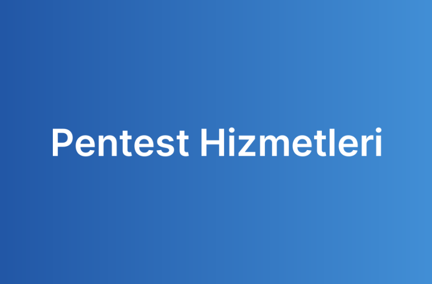 Pentest Hizmetleri