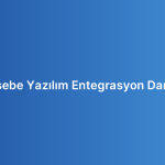Ön Muhasebe Yazılım Entegrasyon Danışmanlığı