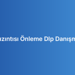 Veri Sızıntısı Önleme Dlp Danışmanlığı